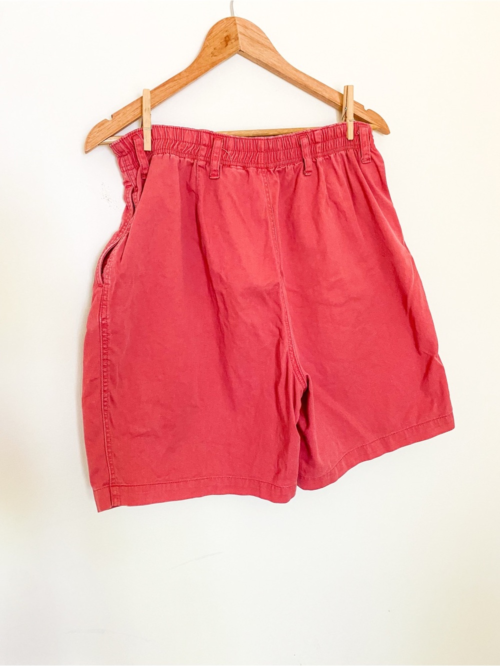 Northern Reflections Coral Pink High-Rise Bermuda Shorts - Picture 7 of 8